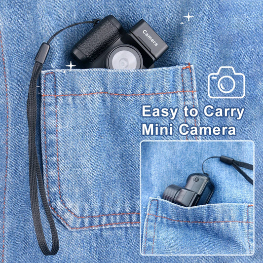 📷 Y4000 Mini Digital Camera – 1080P HD Portable Camcorder with LCD Screen, Flash, and Battery Dock | Loop Recording | Great for Travel, Sports & Kids
