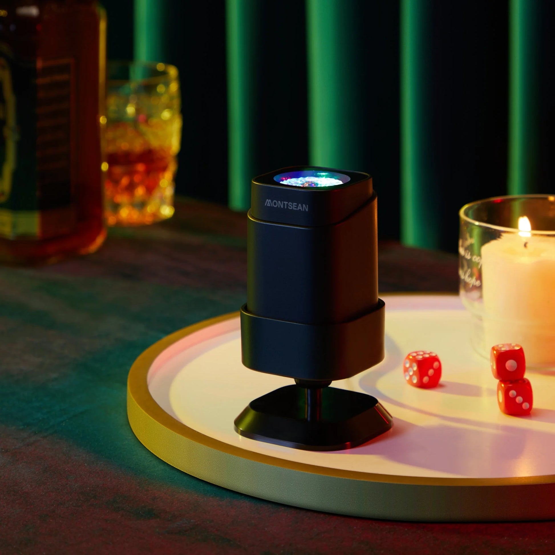 🌌 Indoor & Car Ambient Projector Light – Remote Controlled ✨ | Music Sync 🎶 | 4 Light Modes 🌟 | Magnetic Base 🚗 | Adjustable Brightness & Timer ⏱️